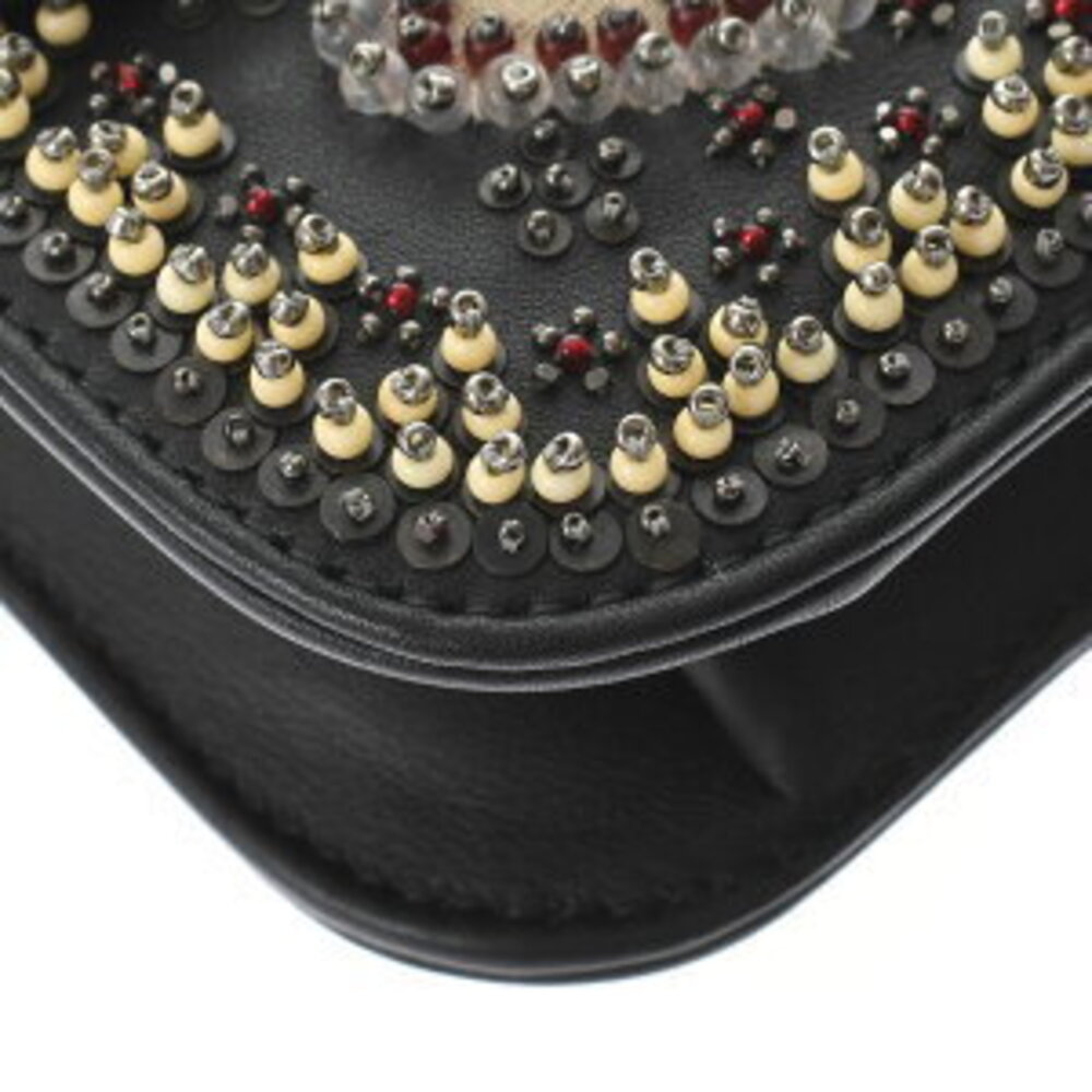 Dior Evolution Flap Chain Shoulder Bag Black Multicolor Leather Beads - Picture 5 of 13